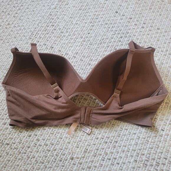 Victorias Secret 40D Bra Dark Brown Incredible Padded Wireless - Picture 3 of 4